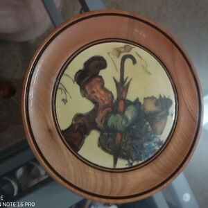 Thor Artistic Wooden Bowl with Multicolor Design